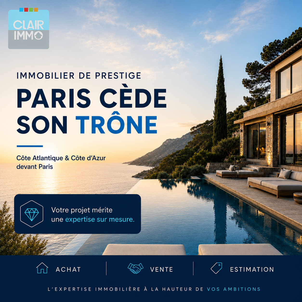 Le prestige s'éloigne de Paris et s'installe au cœur des plus belle régions ! 